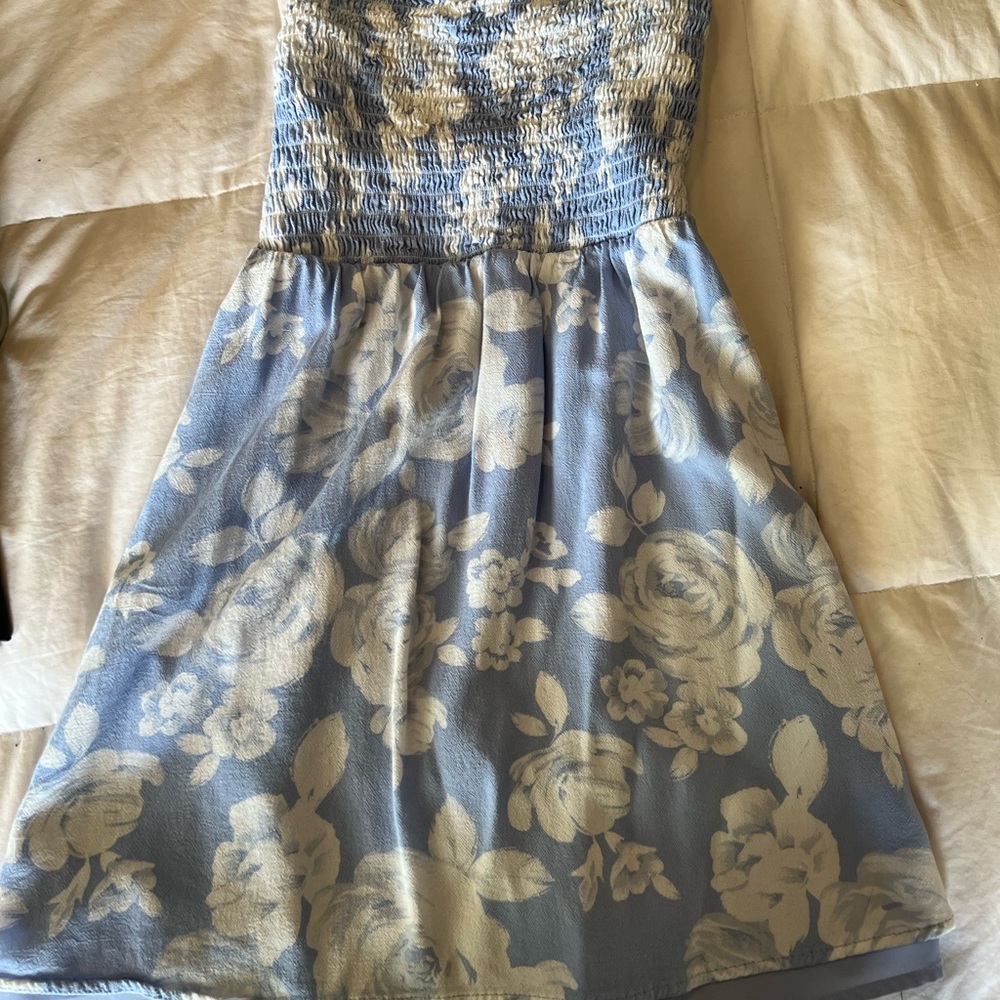 Size small forever 21 summer bike and white flower dress